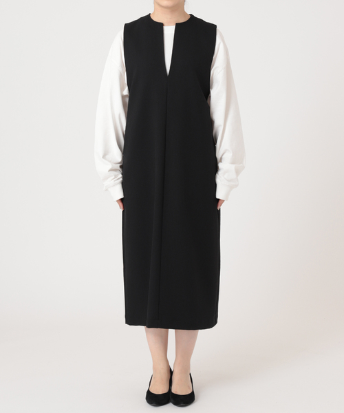 JOURNAL STANDARD（ジャーナルスタンダード）の「フラノライクジャンスカ（ジャンパースカート・レディース・ブラック/ブラウン・36/38）」の15枚目の写真