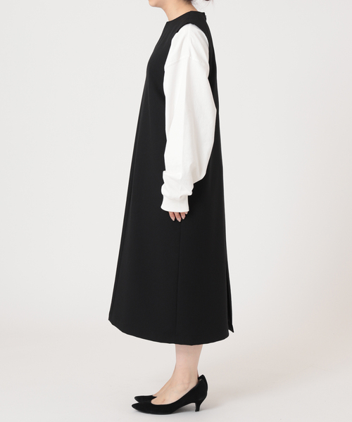 JOURNAL STANDARD（ジャーナルスタンダード）の「フラノライクジャンスカ（ジャンパースカート・レディース・ブラック/ブラウン・36/38）」の16枚目の写真