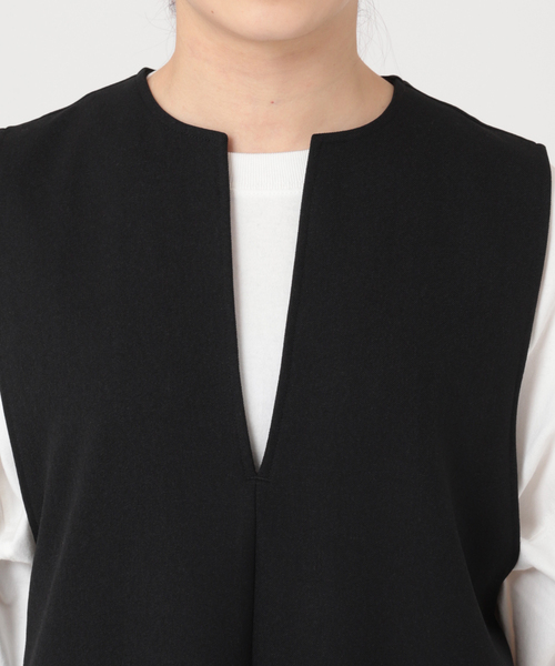 JOURNAL STANDARD（ジャーナルスタンダード）の「フラノライクジャンスカ（ジャンパースカート・レディース・ブラック/ブラウン・36/38）」の18枚目の写真