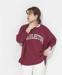 【MICA&DEAL】【WEB限定】プリントロゴプルオーバー/スウェット