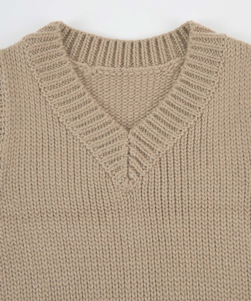 titivate（ティティベイト）の「ﾍﾞｰｼｯｸｺﾝﾊﾟｸﾄﾆｯﾄﾍﾞｽﾄ（ベスト・レディース・ブラック/ブラウン/ブルー/アイボリー・S/M）」の19枚目の写真