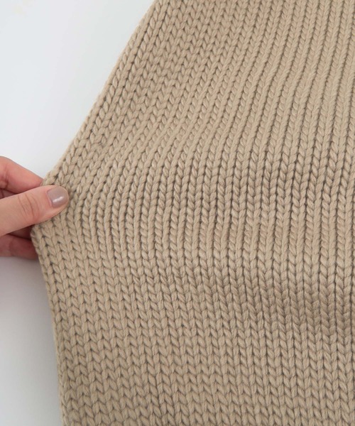 titivate（ティティベイト）の「ﾍﾞｰｼｯｸｺﾝﾊﾟｸﾄﾆｯﾄﾍﾞｽﾄ（ベスト・レディース・ブラック/ブラウン/ブルー/アイボリー・S/M）」の21枚目の写真