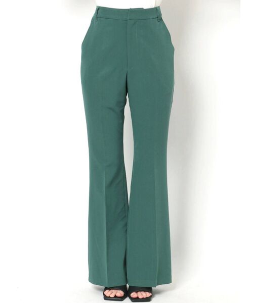 EVRIS（エヴリス）の「センタープレスフレアパンツ（その他パンツ・レディース・ブラック/レッド/グリーン・SMALL/MEDIUM）」の18枚目の写真