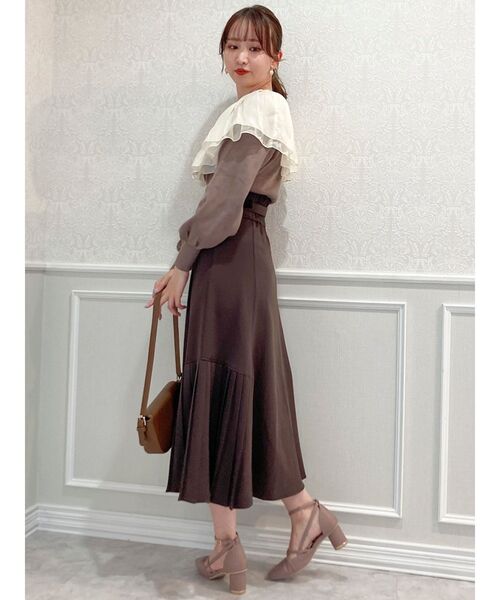 dazzlin（ダズリン）の「サイドプリーツフレアスカート（スカート・レディース・ベージュ/ブラウン/モカ/その他1・SMALL/MEDIUM）」の21枚目の写真