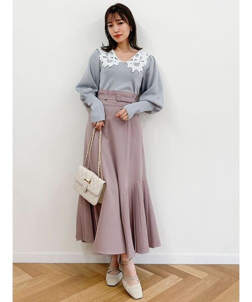 dazzlin（ダズリン）の「サイドプリーツフレアスカート（スカート・レディース・ベージュ/ブラウン/モカ/その他1・SMALL/MEDIUM）」の19枚目の写真