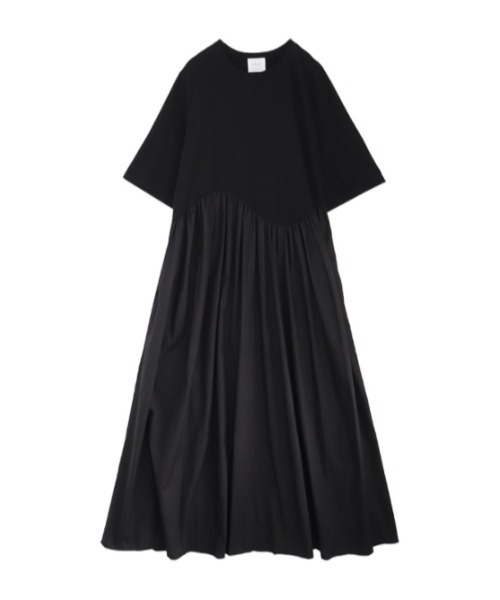 AMAIL ブラックドレス AMAIL（アマイル）の「Combination maxi dress（ワンピース）」 - WEAR