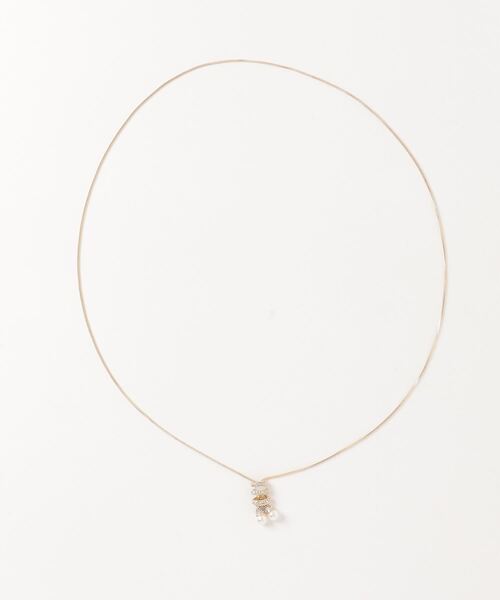 gossip！ロサンゼルス（ゴシップロサンゼルス）の「ラリエット風　Y字ロングネックレス（ネックレス・レディース・シルバー/ゴールド・FREE）」の4枚目の写真