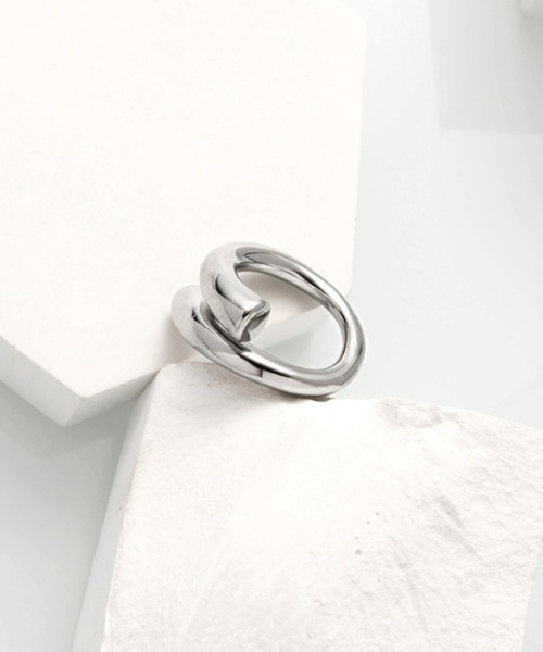 MGV（エムジーヴィー）の「ビッグデザインリング（リング・メンズ・シルバー・FREE）」の5枚目の写真