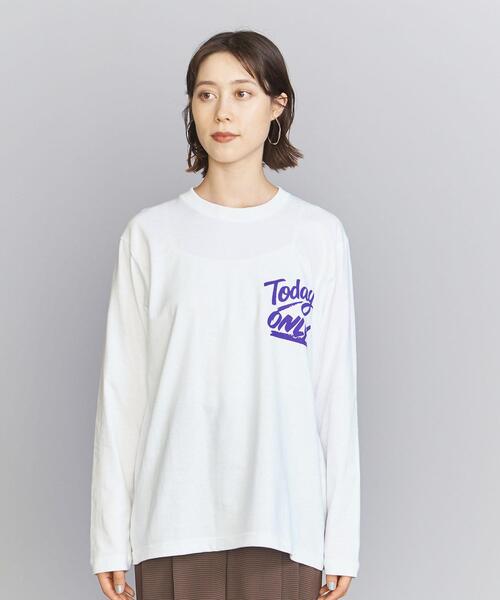 GOOD MOTIVE TEE（グッドモチーブティー）の「＜GOOD MOTIVE TEE＞グラフィック ロングスリーブ Tシャツ（Tシャツ/カットソー・レディース・その他1/その他2・M）」の3枚目の写真