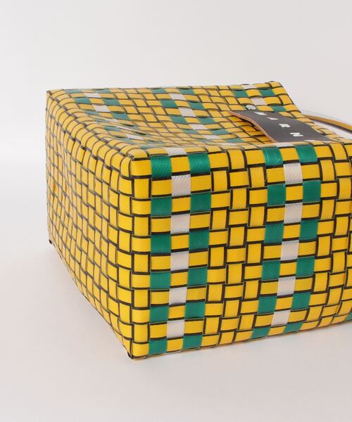 MARNI MARKET（マルニマーケット）の「ピクニックバッグ ミニ（かごバッグ・レディース・イエロー系・FREE）」の4枚目の写真