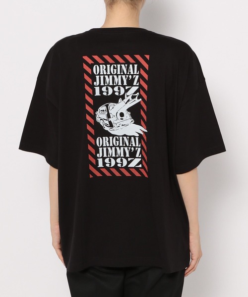 PAGEBOY（ページボーイ）の「JIMMY'ZアメリカンTシャツ（Tシャツ/カットソー・レディース・オフホワイト/ブラック・FREE）」の13枚目の写真