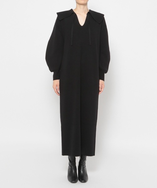 LOWRYS FARM（ローリーズファーム）の「２ＷＡＹエリツキニットワンピース 　123096（ワンピース・レディース・ブラウン/イエロー/ブラック・FREE）」の17枚目の写真