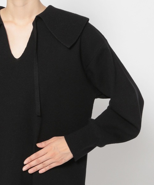 LOWRYS FARM（ローリーズファーム）の「２ＷＡＹエリツキニットワンピース 　123096（ワンピース・レディース・ブラウン/イエロー/ブラック・FREE）」の21枚目の写真