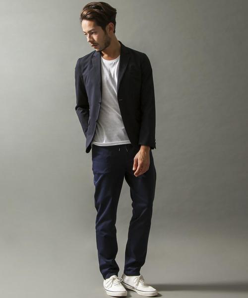 BEAUTY&YOUTH UNITED ARROWS（ビューティーアンドユースユナイテッドアローズ）の「【WEB限定】by ∴ イージートラウザー made with COOLMAX(R)fabric（スラックス・メンズ・ブラック/ダークグレー/ネイビー・MEDIUM/LARGE/SMALL）」の8枚目の写真