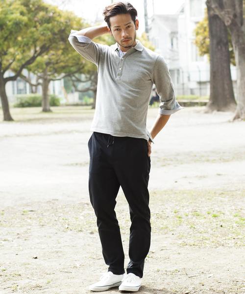 BEAUTY&YOUTH UNITED ARROWS（ビューティーアンドユースユナイテッドアローズ）の「【WEB限定】by ∴ イージートラウザー made with COOLMAX(R)fabric（スラックス・メンズ・ブラック/ダークグレー/ネイビー・MEDIUM/LARGE/SMALL）」の9枚目の写真