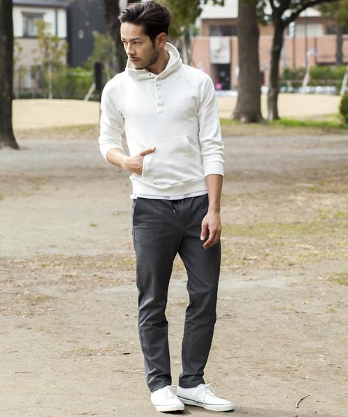 BEAUTY&YOUTH UNITED ARROWS（ビューティーアンドユースユナイテッドアローズ）の「【WEB限定】by ∴ イージートラウザー made with COOLMAX(R)fabric（スラックス・メンズ・ブラック/ダークグレー/ネイビー・MEDIUM/LARGE/SMALL）」の10枚目の写真