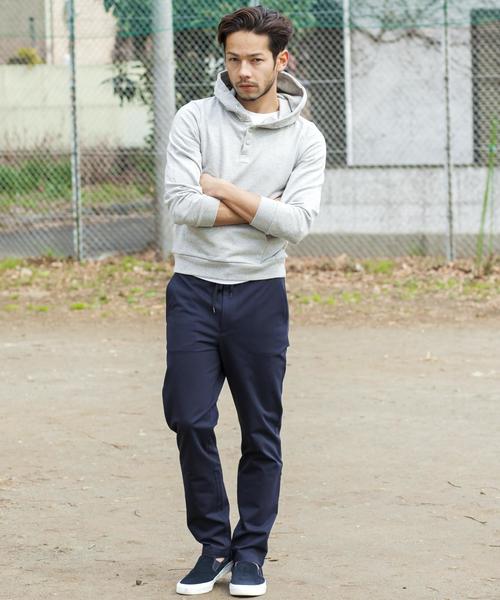 BEAUTY&YOUTH UNITED ARROWS（ビューティーアンドユースユナイテッドアローズ）の「【WEB限定】by ∴ イージートラウザー made with COOLMAX(R)fabric（スラックス・メンズ・ブラック/ダークグレー/ネイビー・MEDIUM/LARGE/SMALL）」の11枚目の写真