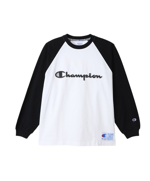 Champion(チャンピオン)の「【Champion/チャンピオン】メンズ アクションスタイル ロングスリーブラグランTシャツ(Tシャツ/カットソー・メンズ・グレー/ホワイト×レッド/ホワイト×ブラック/グレー系その他3・X-LARGE/LARGE/MEDIUM/SMALL)」の14枚目の写真