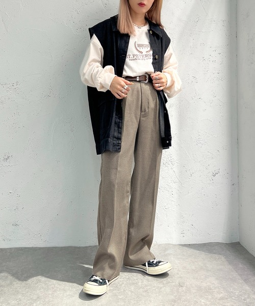 apres jour mignon(アプレジュールミニョン)の「アソートTシャツ【ZOZOTOWN限定アイテム】(Tシャツ/カットソー・レディース・ブラック系その他/ブラック/ホワイト系その他/アイボリー/ベージュ系その他/ライトベージュ/オフホワイト/ホワイト系その他2・フリー/X-LARGE)」の16枚目の写真