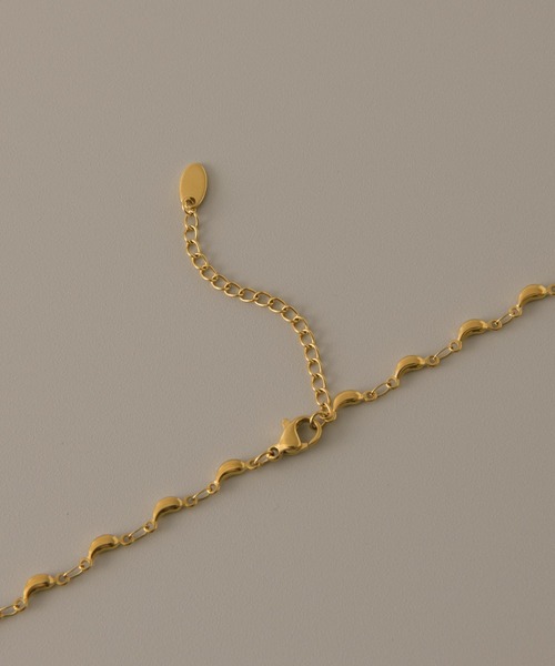 muku（ムク）の「金属アレルギー対応 アートチェーンネックレス/サージカルステンレス（ネックレス・レディース・シルバー/ゴールド・FREE）」の5枚目の写真