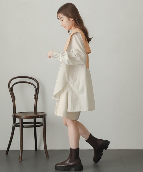 SENSE OF PLACE by URBAN RESEARCH(センスオブプレイスバイアーバンリサーチ)の「スクエアカラーツイードドッキングブラウス(シャツ/ブラウス・レディース・ホワイト系その他/ブラック系その他/オレンジ系その他・ONE)」の17枚目の写真