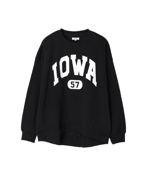 koe（コエ）の「【ユニセックス】IOWA 裏起毛ビッグスウェットクルー＊（スウェット・レディース・ブラック/グレー/ダークグリーン/ホワイト系その他・L/XL/M）」の21枚目の写真