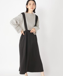 studio CLIP | ダブルフロントジャンパースカート(ワンピース)