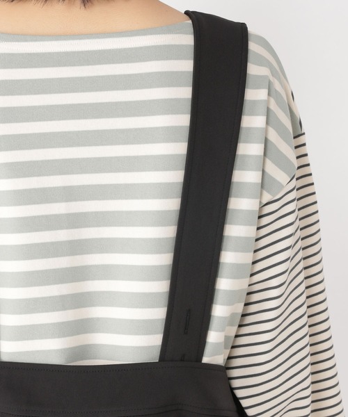 studio CLIP（スタディオクリップ）の「ダブルフロントジャンパースカート（ワンピース・レディース・ブラウン/ブラック・MEDIUM/LARGE）」の16枚目の写真