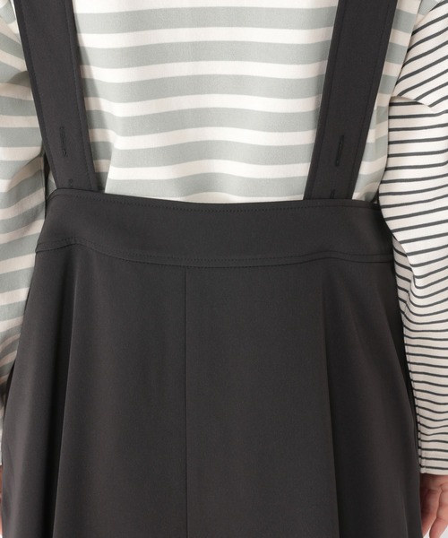 studio CLIP（スタディオクリップ）の「ダブルフロントジャンパースカート（ワンピース・レディース・ブラウン/ブラック・MEDIUM/LARGE）」の17枚目の写真