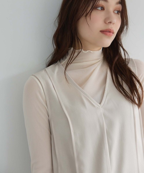 ハイネックメロウシアートップス（Tシャツ/カットソー）｜Edit Sheen