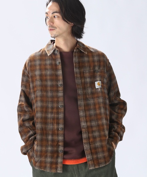 【Carhartt WIP(カーハートダブリューアイピー)】ロングスリーブフリントシャツ