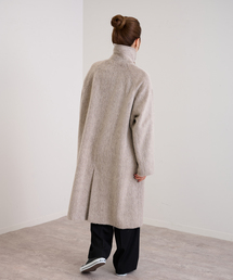 ウールモヘヤシャギーバルカラーコートを使った人気ファッション