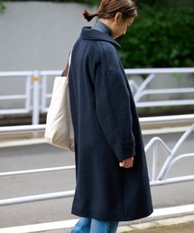 ウールモヘヤシャギーバルカラーコートを使った人気ファッション