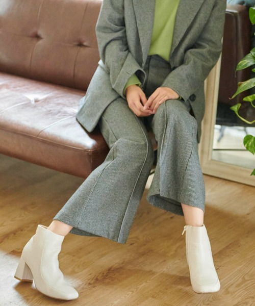 FREE'S MART（フリーズマート）の「【Sシリーズ対応】◆起毛ハイウエストフレアパンツ（その他パンツ・レディース・ベージュ/ブラック系その他/ブラウン系その他/イエロー・X-SMALL/SMALL/MEDIUM）」の2枚目の写真