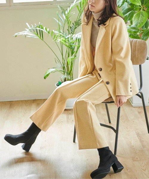 FREE'S MART（フリーズマート）の「【Sシリーズ対応】◆起毛ハイウエストフレアパンツ（その他パンツ・レディース・ベージュ/ブラック系その他/ブラウン系その他/イエロー・X-SMALL/SMALL/MEDIUM）」の22枚目の写真