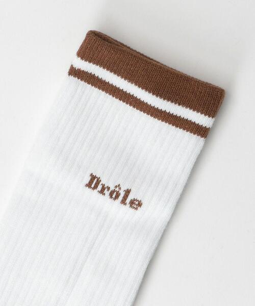 Drole De Monsieur(ドロール ド ムッシュ)の「<DROLE DE MONSIEUR> DROLE SOCKS/ソックス(ソックス/靴下・メンズ・ライトブルー/ブラウン・FREE)」の3枚目の写真