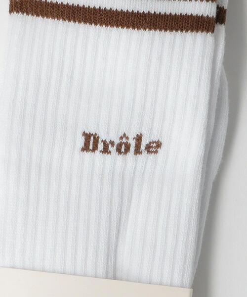 Drole De Monsieur(ドロール ド ムッシュ)の「<DROLE DE MONSIEUR> DROLE SOCKS/ソックス(ソックス/靴下・メンズ・ライトブルー/ブラウン・FREE)」の6枚目の写真