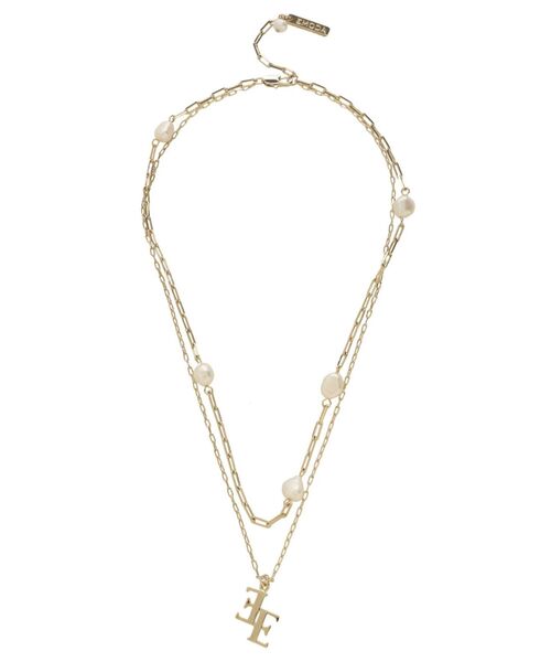 EMODA（エモダ）の「ポイントマークダブルネックレス（ネックレス・レディース・シルバー/ゴールド・FREE）」の9枚目の写真