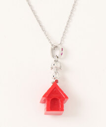 【W】【it】【SAINTS×SNOOPY】スヌーピー ドッグハウス シルバー ネックレス  スヌーピーコラボアイテム