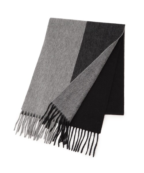 tk.TAKEO KIKUCHI（ティーケータケオキクチ）の「◆ピュアカシミヤセパレートマフラー（マフラー・メンズ・ブラック系4/アイボリー系4/ネイビー系4/ワイン系1/ダークグリーン系4・00）」の8枚目の写真