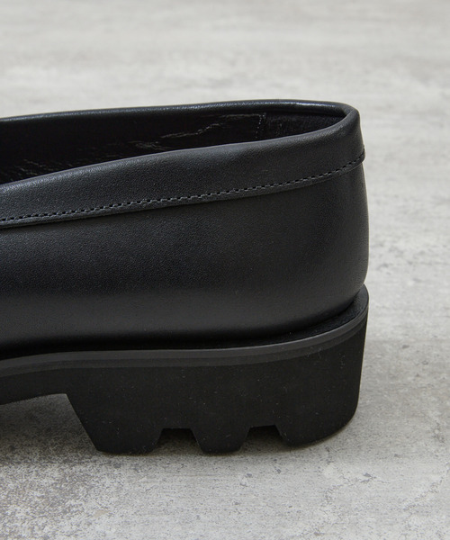 PADRONE(パドローネ)の「PADRONE パドローネ / LOAFERS with Chunky sole ローファー(チャンキーソール) トラックソール / PU8759-2304(ローファー・メンズ・ブラック・41/40/42)」の7枚目の写真