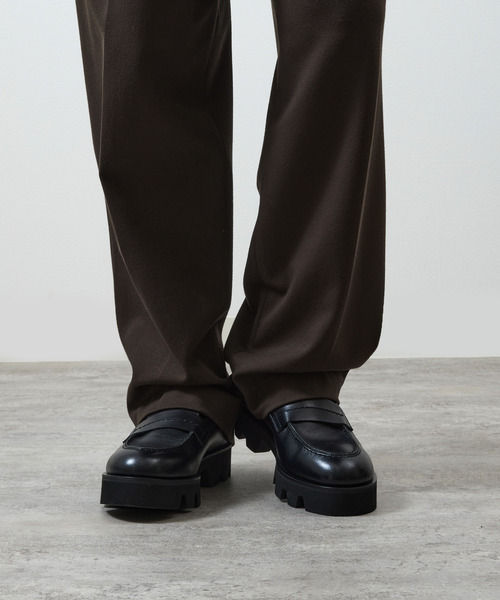 PADRONE(パドローネ)の「PADRONE パドローネ / LOAFERS with Chunky sole ローファー(チャンキーソール) トラックソール / PU8759-2304(ローファー・メンズ・ブラック・41/40/42)」の13枚目の写真