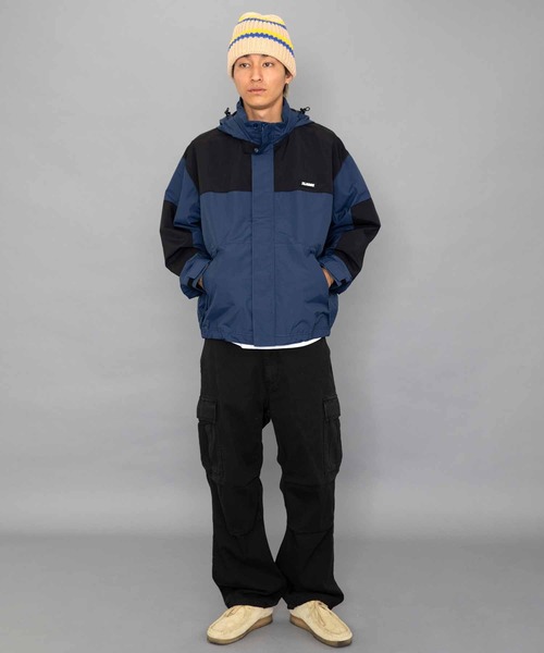 XLARGE(エクストララージ)の「LINED LOW GAUGE BEANIE(ニットキャップ/ビーニー・メンズ・ベージュ/ブラック・ONE SIZE)」の8枚目の写真