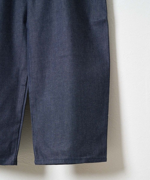 Liyoca（リヨカ）の「【Liyoca】デニムタックパンツ（デニムパンツ・レディース・ネイビー・36/38）」の22枚目の写真
