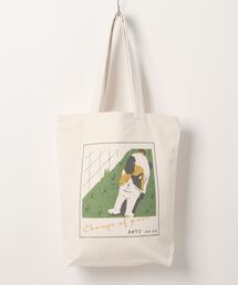 JUNE SELECT 天ファスナー付き帆布トートバッグ