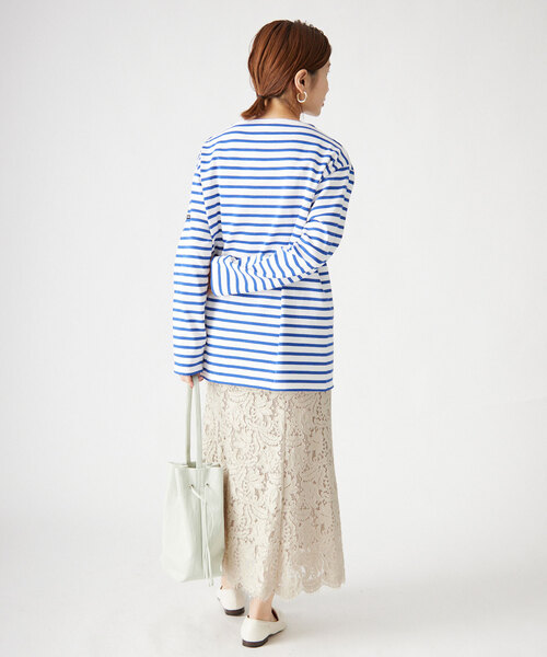 IENA（イエナ）の「《追加》レースフレアスカート（スカート・レディース・ブラック/アイボリー・34/36/38/40）」の8枚目の写真