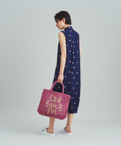 GRACE CONTINENTAL（グレースコンチネンタル）の「JACKSONS ジュートバッグM（トートバッグ・レディース・ピンク/イエロー・FREE）」の3枚目の写真