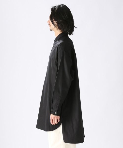 niko and...(ニコアンド)の「リヨセル混ロングプルオーバーシャツ(シャツ/ブラウス・メンズ・アイボリー/ブラック・LARGE/MEDIUM)」の16枚目の写真