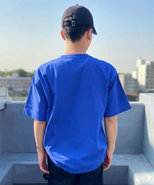 THRASHER(スラッシャー)の「【ムラサキスポーツ別注】THRASHER/スラッシャー ワンポイントロゴTシャツ 刺繍ロゴ/オーバーサイズ クルーネックTシャツ/THMM-002 FLAME(Tシャツ/カットソー・メンズ・グリーン系その他/ブルー系その他/ブラック×イエロー/ホワイト×パープル・M/L/XL)」の15枚目の写真