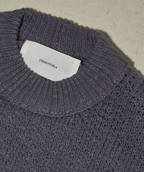 ニット/セーター TODAYFUL Cottonlinen Over Knit TODAYFUL（トゥデイフル）の「TODAYFUL(トゥデイフル) 